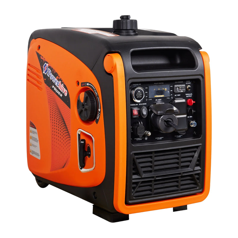 POWERHIVE Enclosed Gasoline Generator 4.2kW – Mod.4800IE | Silent & Portable Power