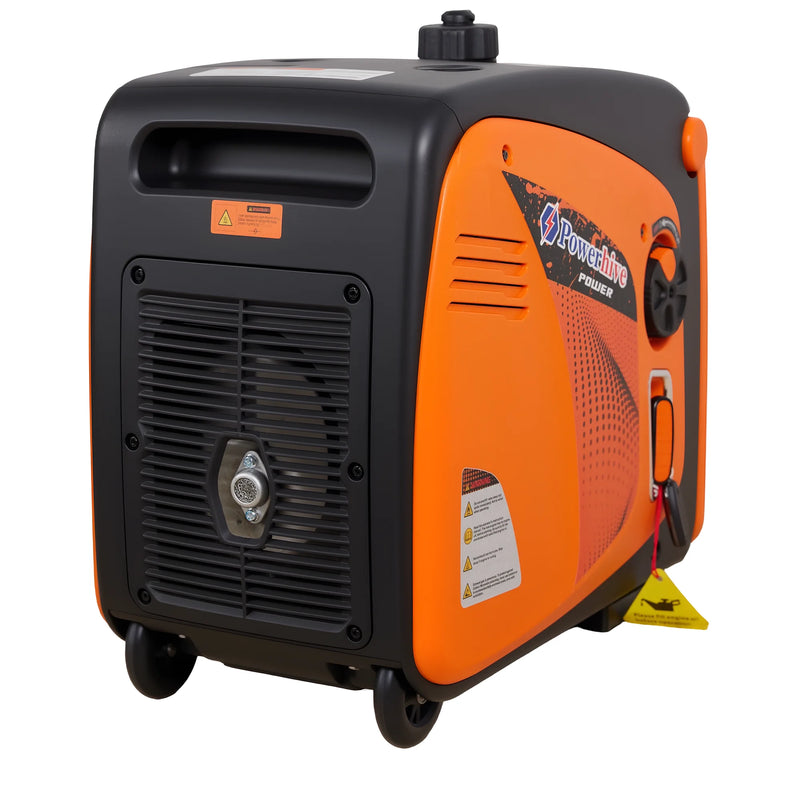 POWERHIVE Enclosed Gasoline Generator 4.2kW – Mod.4800IE | Silent & Portable Power