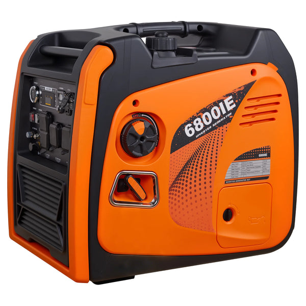 POWERHIVE Enclosed Dual-Fuel Generator 6kW – Mod.6800IE | Silent & Portable Power