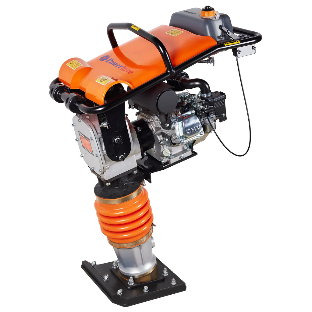 POWERHIVE 6.5 HP Jumping Jack Tamping Rammer Compactor – Model SR80