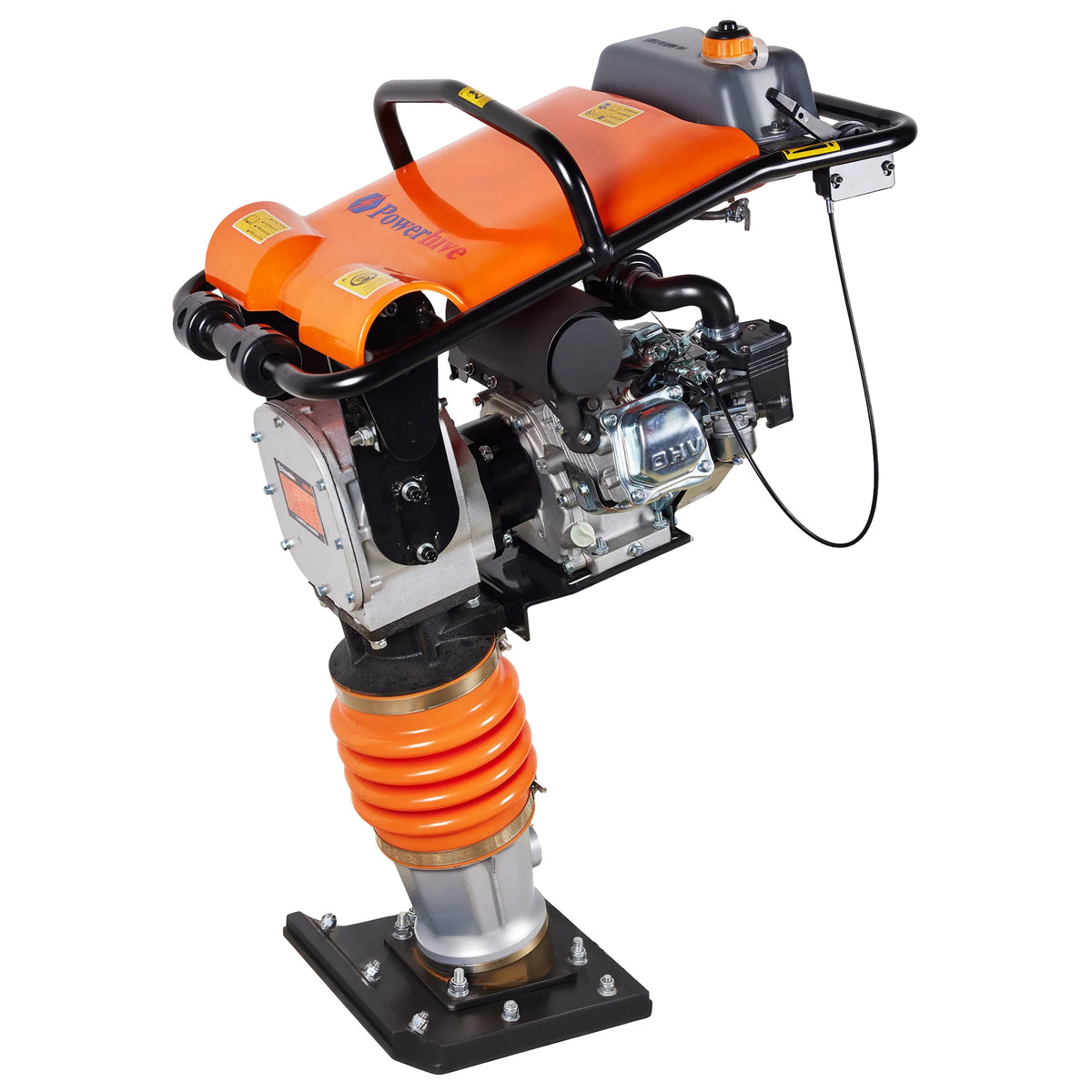 POWERHIVE 6.5 HP Jumping Jack Tamping Rammer Compactor – Model SR80